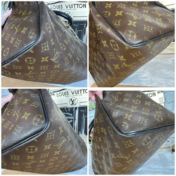 Louis Vuitton Speedy 35 Vintage Custom dyed leather CUTE - Picture 5 of 16